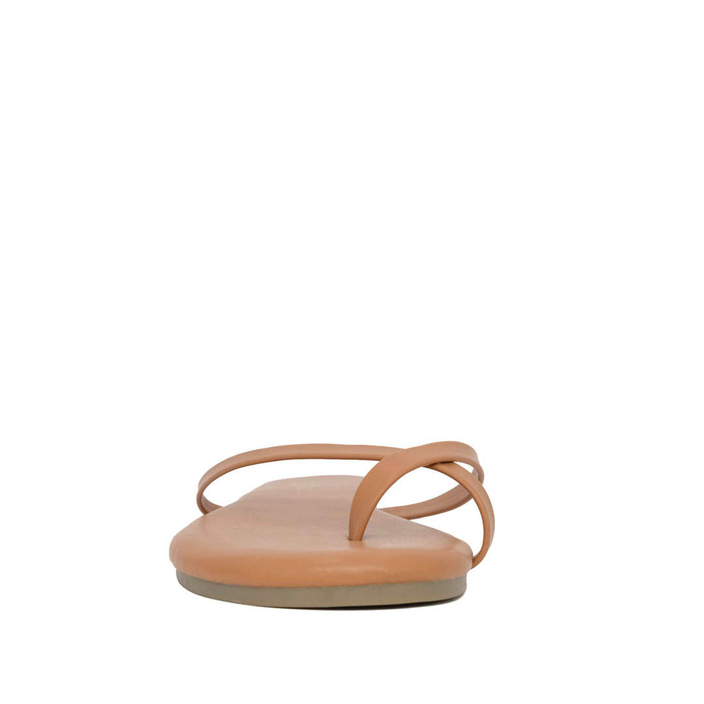 Sandalias flats Kenia para mujer color café