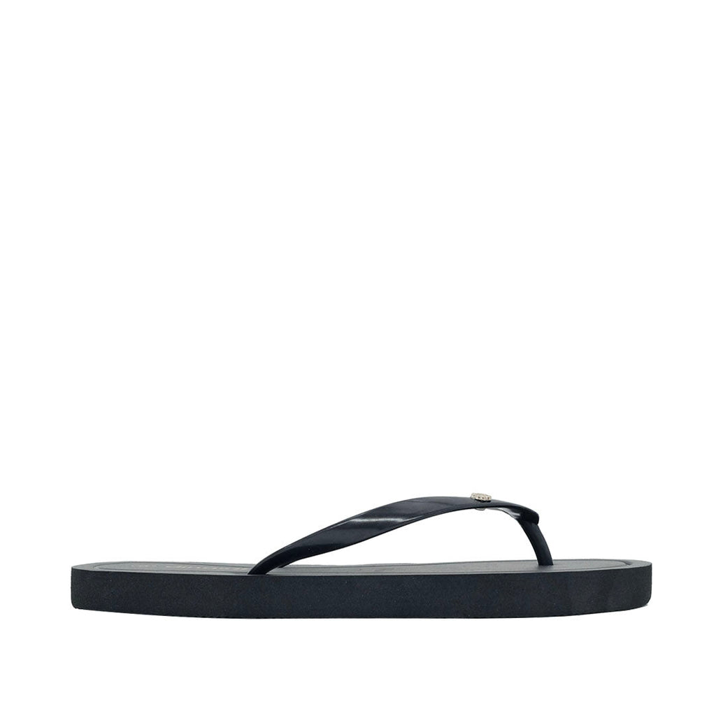 Sandalias Flats Marina para mujer color negro