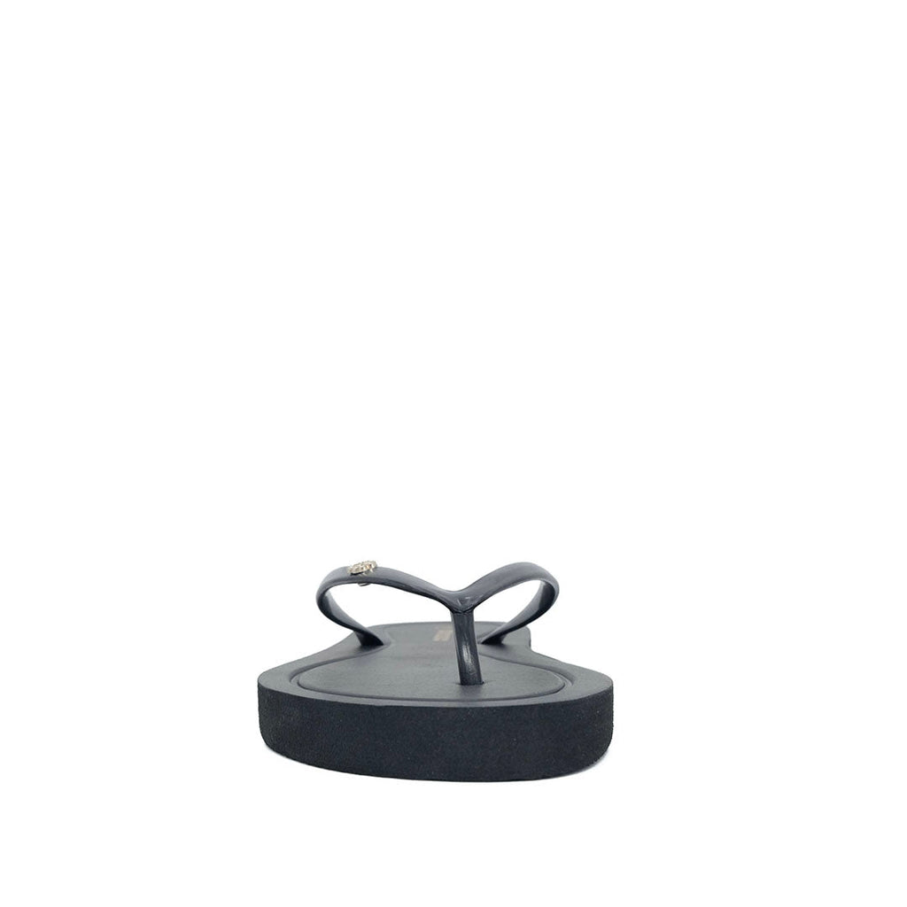 Sandalias Flats Marina para mujer color negro