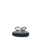 Sandalias Flats Marina para mujer color negro