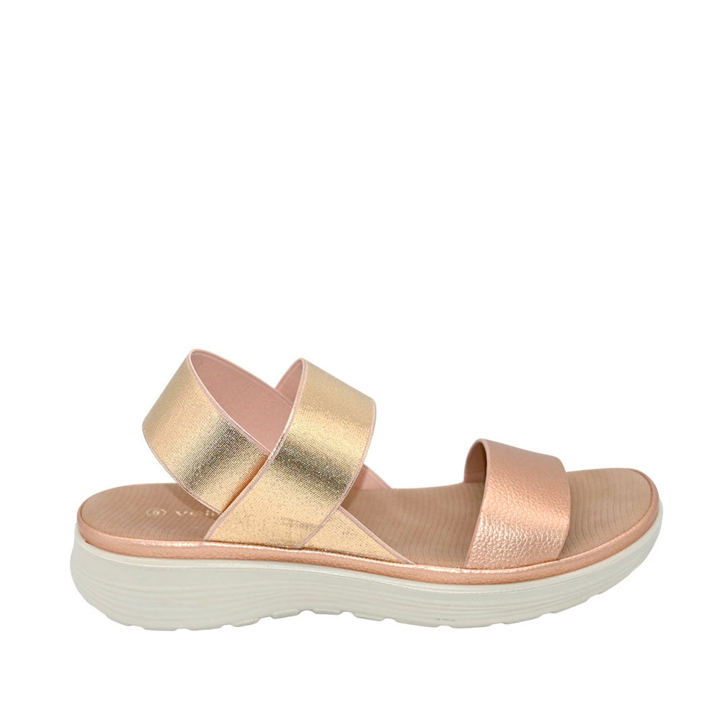Sandalias Flats Laura para mujer color rosado