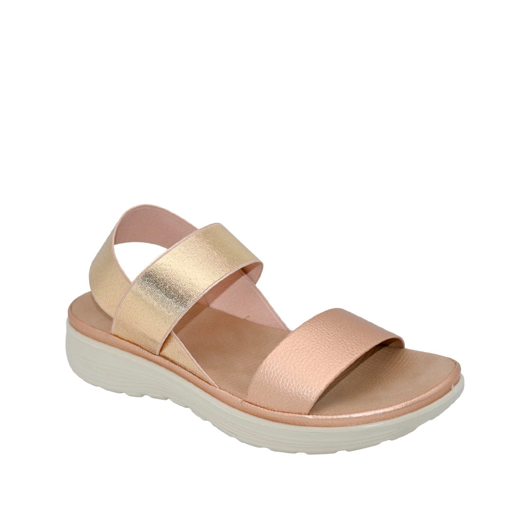 Sandalias Flats Laura para mujer color rosado