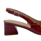Tacones slingback Erin para mujer color burgundy