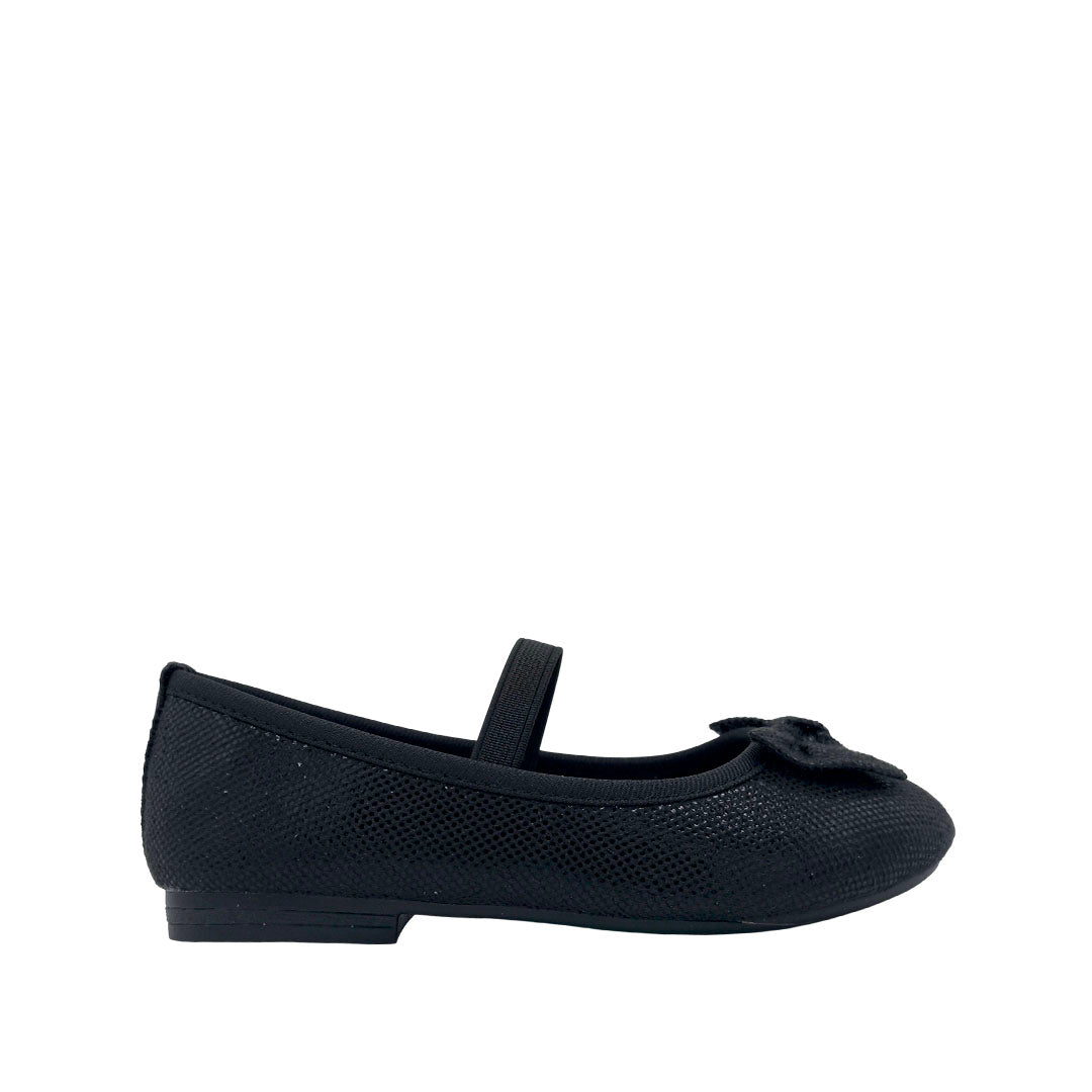 Ballerinas Delmy para infante color negro