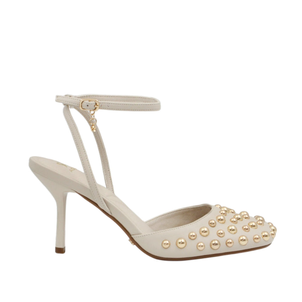 Tacones slingback Imaan para mujer color hueso