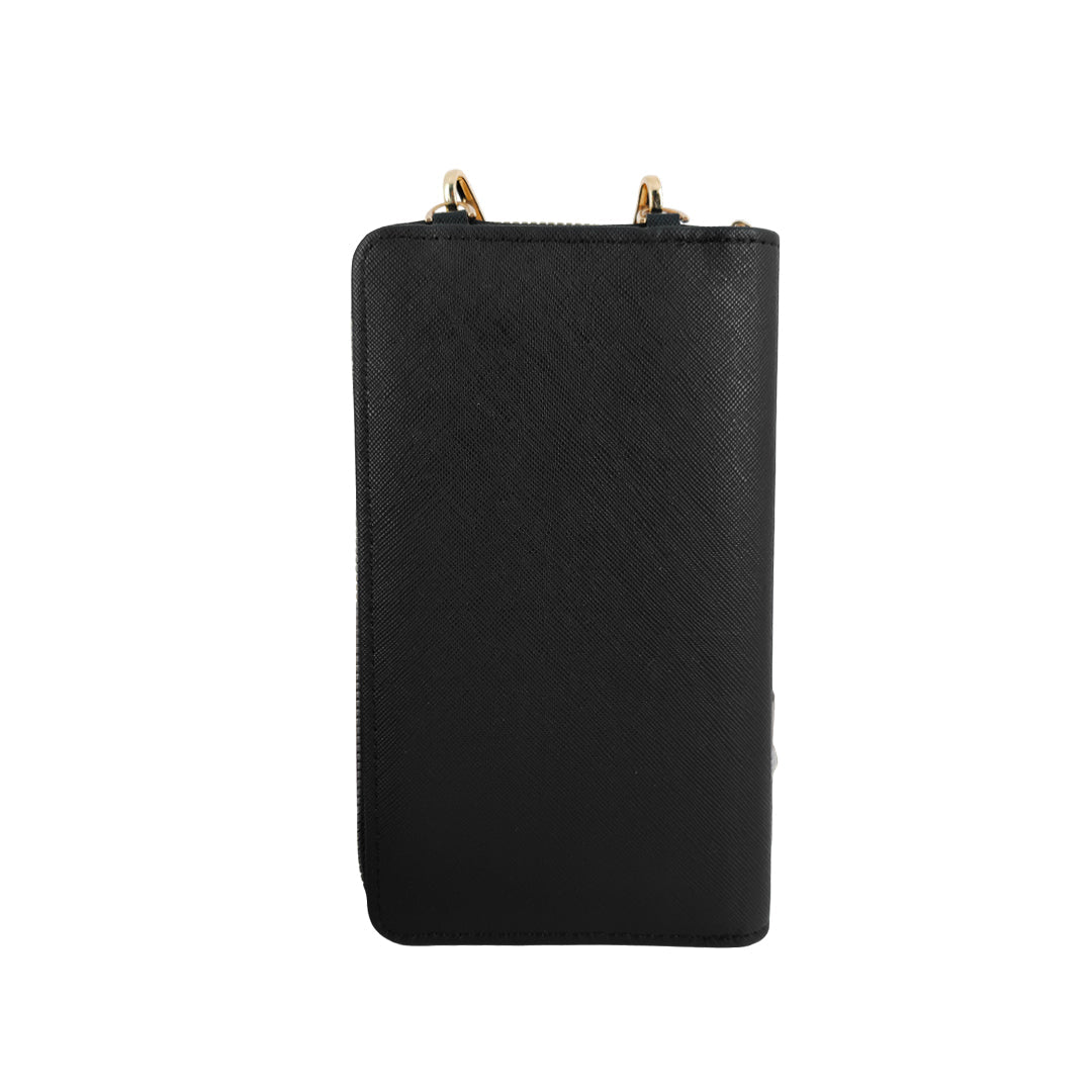 Billetera Kelly para mujer color negro