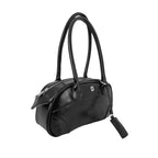 Cartera Satchel Kaeli para mujer color negro