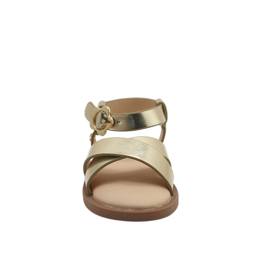 Sandalias Fabi para niña color dorado