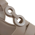 Sandalias de plataforma Jacky para mujer color taupe