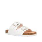 Sandalias Flats Beatriz para niña color blanco