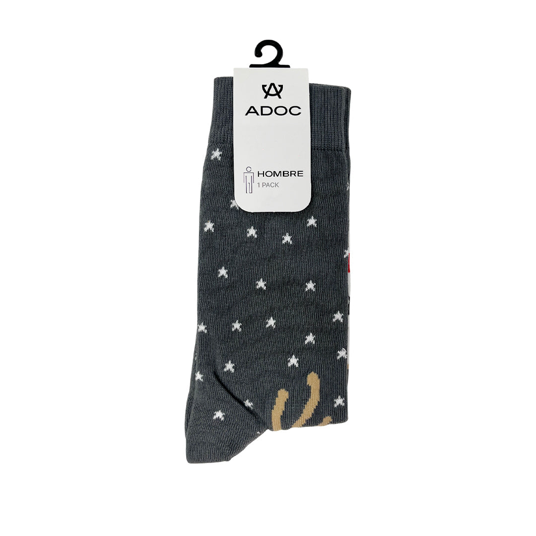 Calcetines Oso para hombre color gris