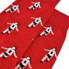 Calcetines Aleman para hombre color rojo