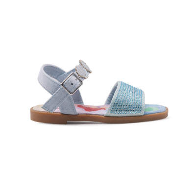 Sandalias Sirenita azul para Niña