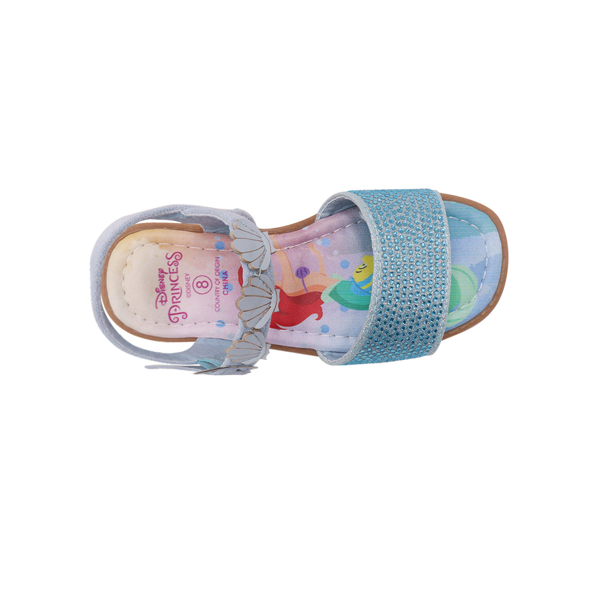 Sandalias Sirenita azul para Niña