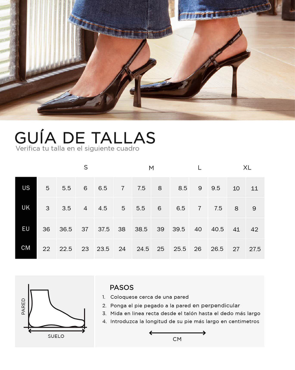 Guía de tallas