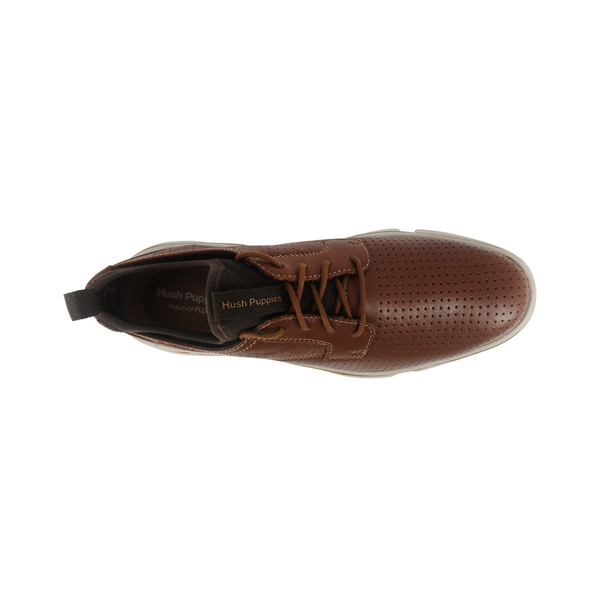 Zapatos Bennet perforado oxford cognac para Hombre