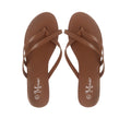 Sandalias flats Karen2 cafe para Mujer